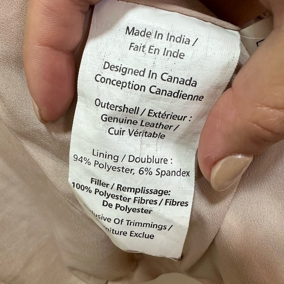 Genuine Leather Blush Pink Biker Jacket - Picture 6 of 6